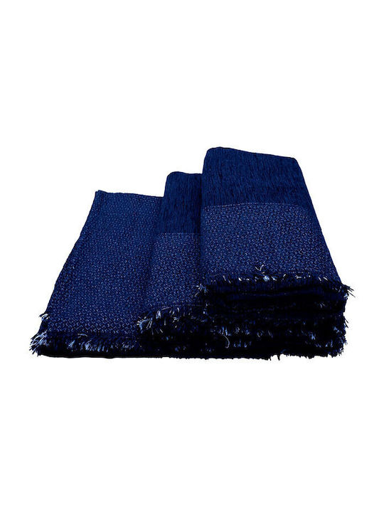 Sunshine Frame Σετ Ριχτάρια 3τμχ Chenille Blue