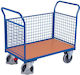 Variofit Platform Trolley for Weight Load up to 500kg Blue