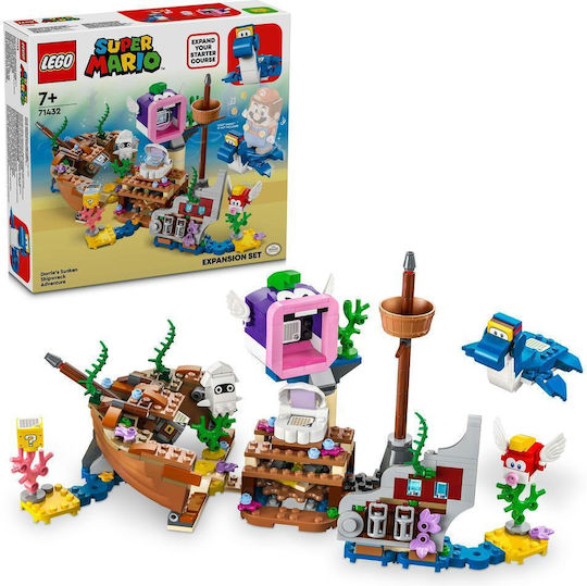 LEGO Super Mario Dorrie's Versunkene Schiffswrack Abenteuer Erweiterungsset für 7+ Jahre 500 Stück