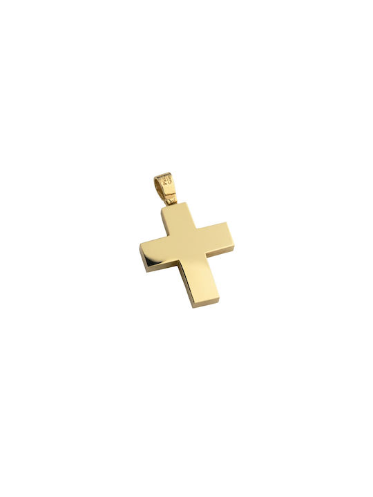 Dimiourgiko Vildiridis Herren Gold Kreuz 14K