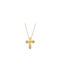 Dimiourgiko Vildiridis Damen Gold Kreuz 14K