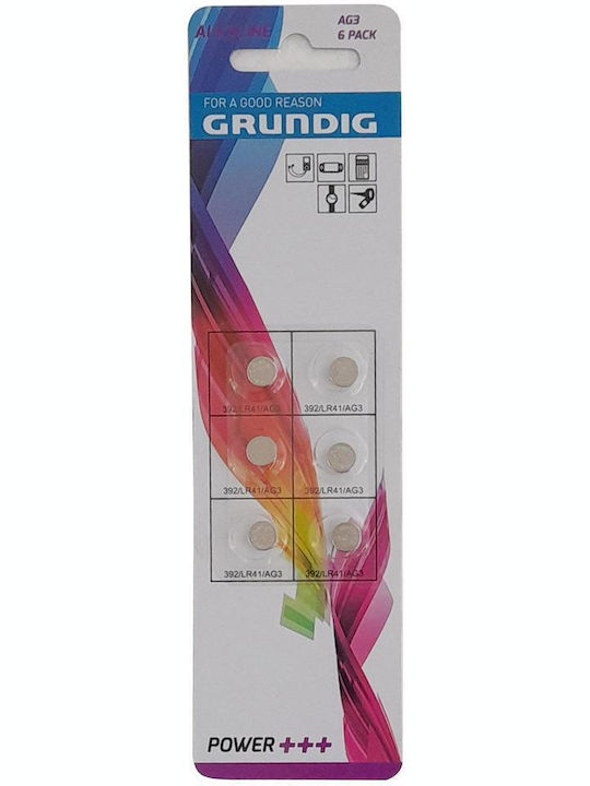 Grundig Μπαταρίες Λιθίου Ρολογιών LR41 3V 2τμχ