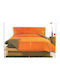 SB Home Сет Чаршафи 230x270см. 915 Оранжев 4бр
