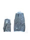 Ohana Gray Dog Coat with 45cm Back Length
