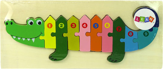Ξύλινο Παιδικό Puzzle Set για 3+ Ετών Lean Toys