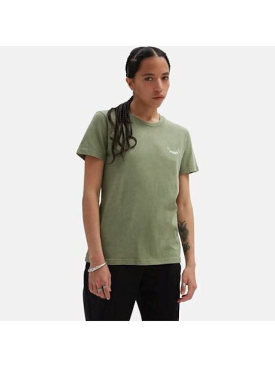 Vans Damen Sport T-Shirt Grün