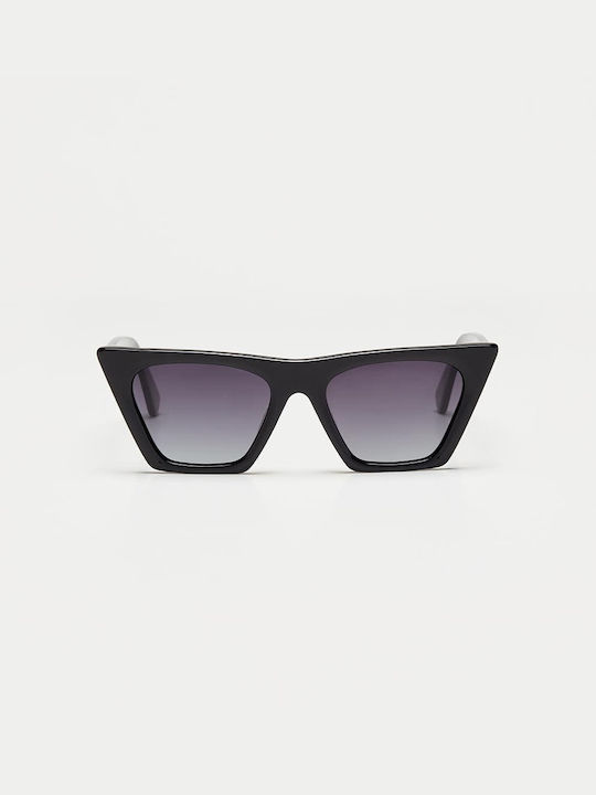 Cosselie Sonnenbrillen mit Schwarz Rahmen und Gray Verlaufsfarbe Linse 1802202374