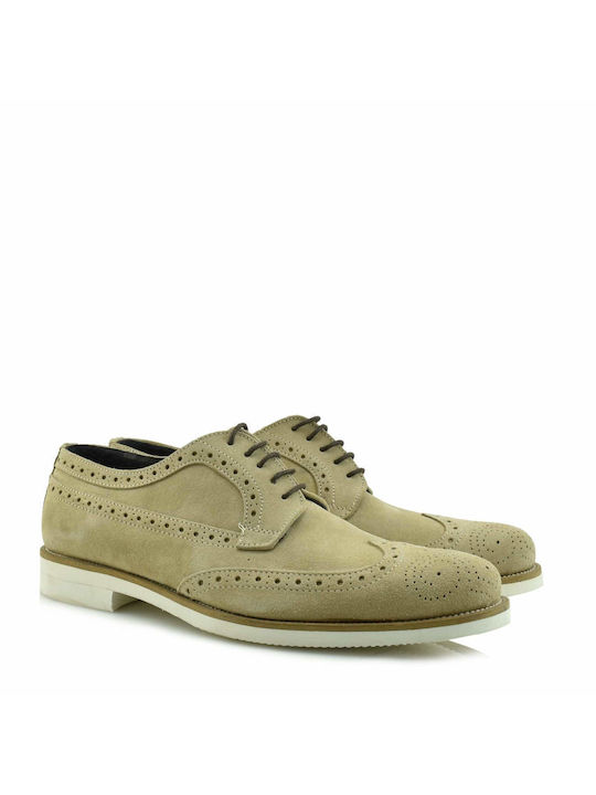 Bruno Cascinelli Leder Herren Oxfords Beige