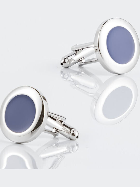 Erika Cufflinks Blue/Silver