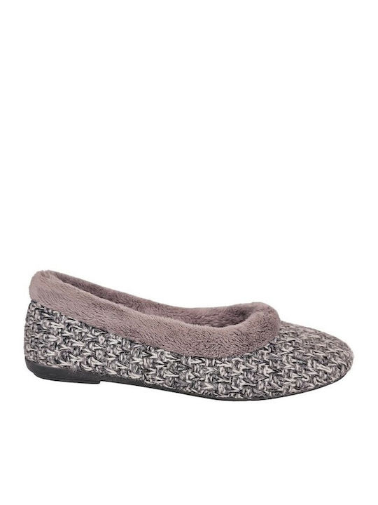 Nobrand Closed Women's Slippers in Gri color