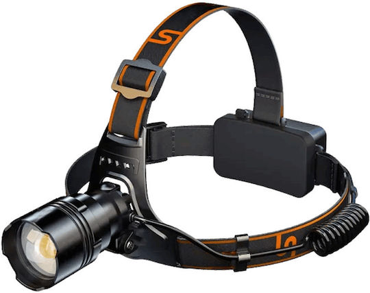 Ledholics Rechargeable Headlamp IP44 with Maximum Brightness 2200lm