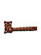 Galbusera Rosette Front Door with Rosette Pair Red / Golden Patina