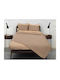 Kipper Set Cearșafuri Single 170x260cm. Smoke-Beige 3buc