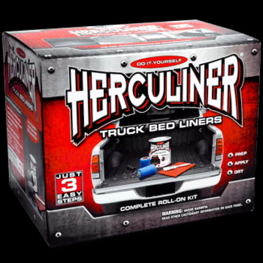 J-B WELD Herculiner Roll-On Bed Liner Kit Προστατευτικό Χρώμα Μαύρο 4kg HCL1B8