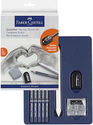 Faber-Castell Μολύβι Κάρβουνου Χρυσό