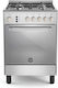 La Germania CLS6 40 81 D X GN Κουζίνα Φυσικού Αερίου 60lt με Εστίες Φυσικού Αερίου Π59.5εκ. Inox