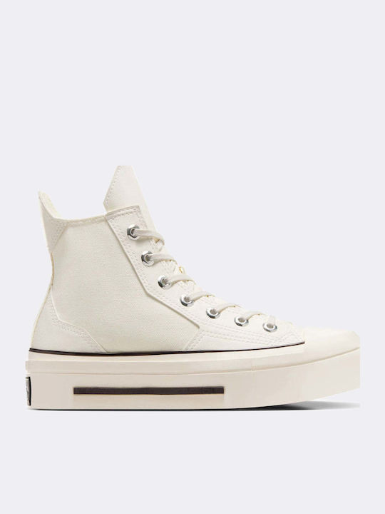 Chuck 70 De Luxe Squared Μποτάκια Μπεζ