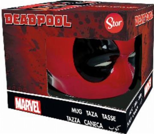 Stor 3d Κούπα Κεραμική Κόκκινη 414ml