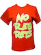 Αθλητικό T-shirt No Regrets Κόκκινη