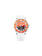 Bobroff Watch Battery with White Rubber Strap