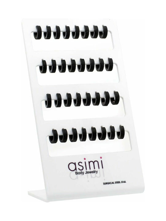 ASIMI Earrings Hoops made of Steel