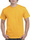 Men's Short Sleeve Blouse Gold