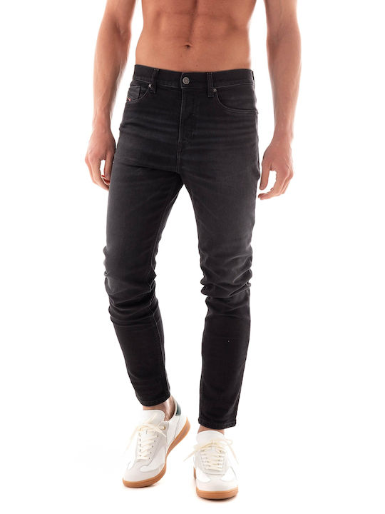 Diesel Pantaloni de Bărbați din Jean în Linie Tapered BLACK A03571-09H32-02