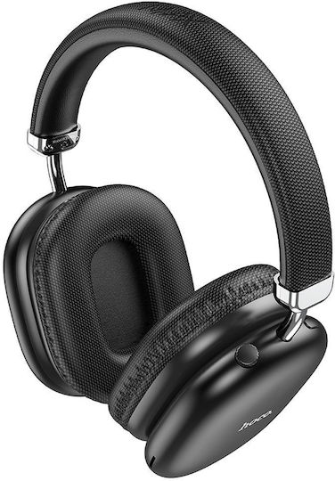 Hoco W35 Max Joy Ασύρματα / Ενσύρματα Over Ear Ακουστικά με 90 ώρες Λειτουργίας Μαύρα