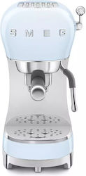 Smeg Ημιαυτόματη για Αλεσμένο Καφέ Γαλάζια ECF02PBEU