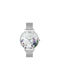 Olivia Burton Γυναικείο Ρολόι 34mm Μπαταρίας με Ασημί Μεταλλικό Μπρασελέ