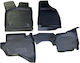Novline Set of Front and Rear Mats 4pcs Tray Type for Ford Ranger 2007-2011 Black