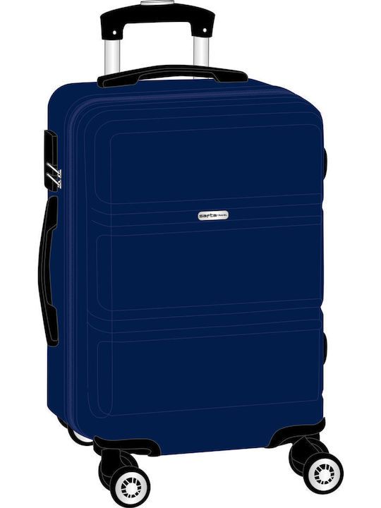 Safta Copii Valiză de Călătorie Cabină Navy Blue cu 4 roți Înălțime 55cm