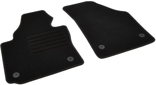 Rigum Front Mats 2pcs for Volkswagen Caddy 2005 2020 Black