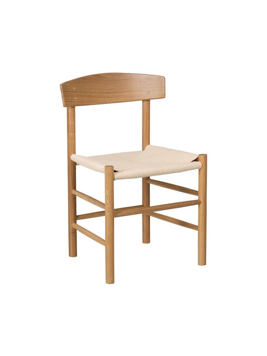 Kitchen Wooden Chair Brown 45x42x76.8cm