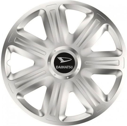 Versaco Car Hubcap Set Comfort with Daihatsu Emblem 13" 4pcs Silver