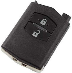 Car Key Shell with Blade with 2 Buttons for Mazda
