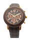Women's Watch with Brown Leather Strap