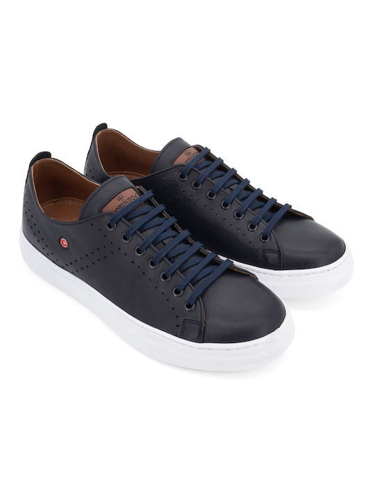 Robinson Men's Leather Casual Shoes Blue