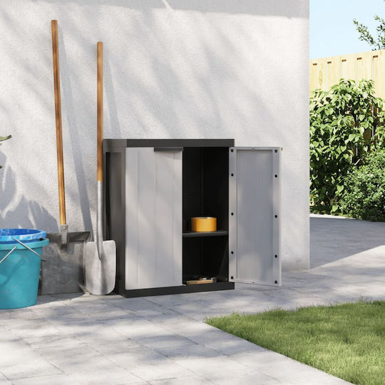 Double-leaf Polypropylene Outdoor Storage Cabinet 65x37x85 cm Double-leaf Polypropylene Outdoor Storage Cabinet 65x37x85 cm