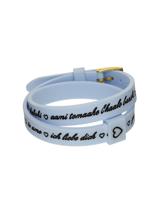 il mezzometro Damen Armband Blau