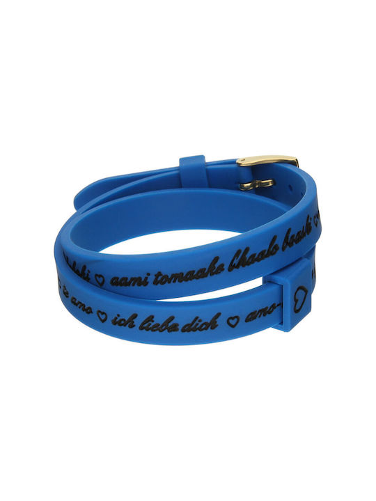 il mezzometro Damen Armband Blau