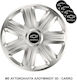 Versaco Set Capace De Roți Auto Comfort 13" Compatibilitate Chevrolet 4 Bucăți Argintii