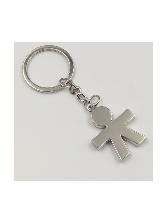 Keychain Metallic Inox