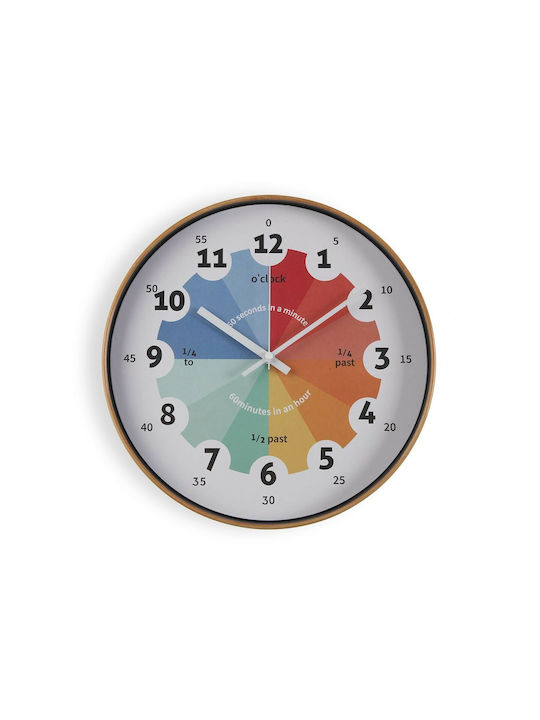 Versa Wall Clock Glass