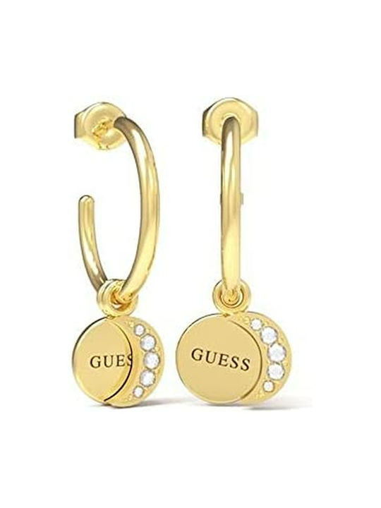 Guess Earrings Pendants made of Steel Gold Plated