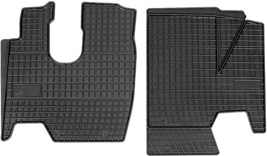 Frogum Front Mats 2pcs for Mercedes-Benz Atego 2005+ Black