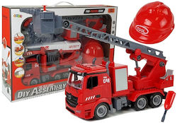 Lean Toys Kran Feuerwehrauto Für 3+ Jahre