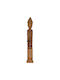 BigBuy Decorative Figure made of Wood 14x14x88.5cm 1pcs