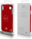 Samsung Umschlag Rückseite Silikon Rot (Galaxy A03s)