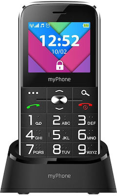 MyPhone Halo C Dual SIM Mobile Phone with Large Buttons Black